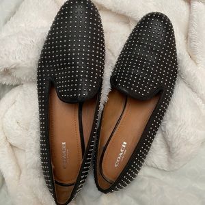 Coach studded flats